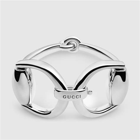 bracelet gucci horsebit|gucci horsebit bracelet silver.